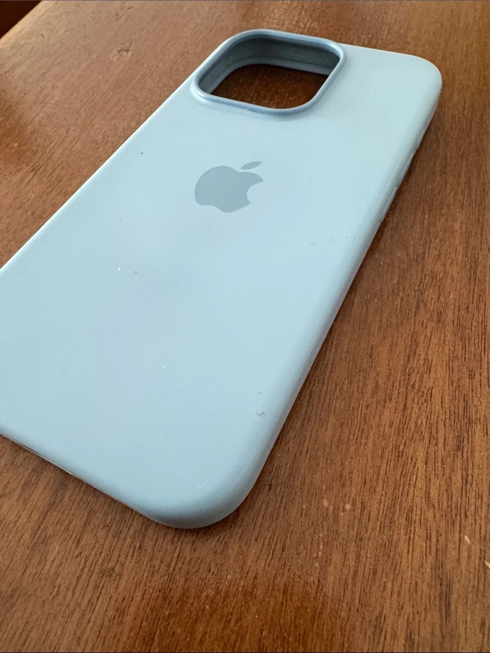 Apple Silicone iPhone Case - Light blue
